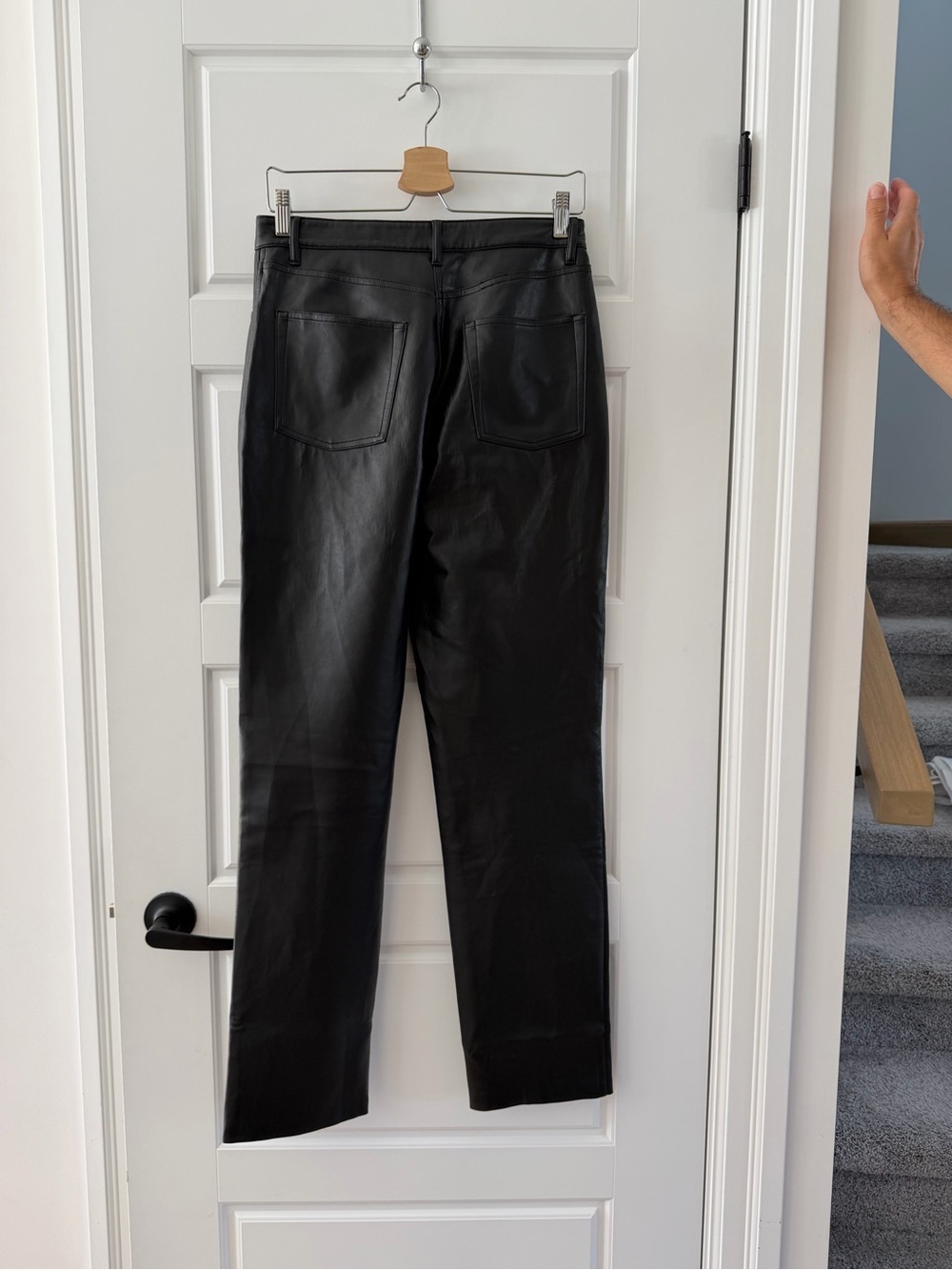 Wilfred Black Faux Leather Pants - Picture 2 of 7